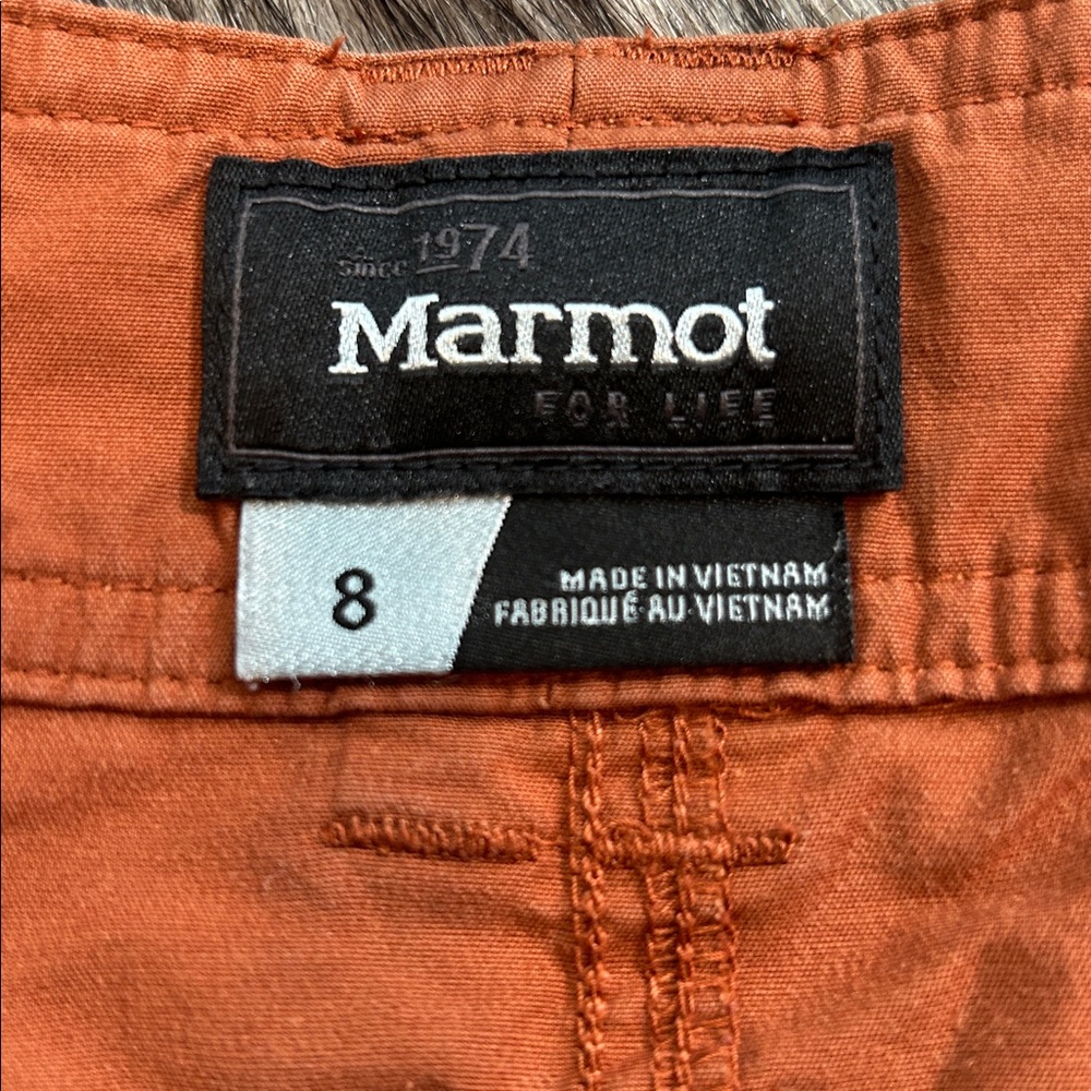 Marmot Ginny Short Hiking Casual Athletic Burnt Orange Women’s Size 8 - Picture 9 of 10